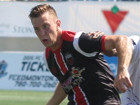 Oliver Minatel, seen in a file photo, had the lone goal in the Ottawa Fury's victory in San Antonio on Saturday, Sept. 5, 2015.