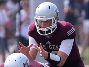 University of Ottawa Gee-Gees quarterback Derek Wendel threw three touchdown passes and ran for another, but it wasn't enough against McMaster.