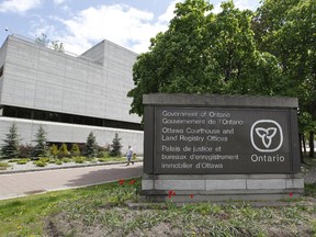 Ottawa courthouse on Elgin Street.