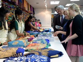 Conservative leader Stephen Harper targeted a lot of niche voters on this August campaign stop at Toronto-area gift shop: Suburban voters, South Asians and — with the help of his daughter Rachel — parents, too.