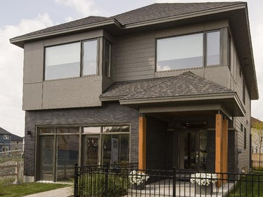 The Rockway is the only single-family home model opened, although it’s being used as the sales centre.