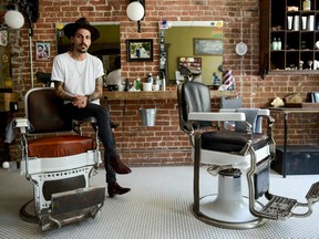 Jesse Alberto of House of Barons plans on setting up a mini-site where he’ll offer shaves and trims at the inaugural Great Canadian Man Show on Nov. 21-22.