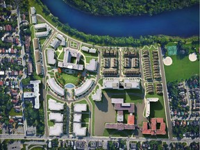 Greystone Village sits on 26 acres of land formerly owned by the Oblates between Main Street and the Rideau River.