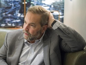 Federal NDP leader Tom Mulcair told the Citizen this week he is still confident of an NDP majority.