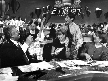 Max Keeping and various celebrities working the phones to get cash for CHEO, as usual in 1993