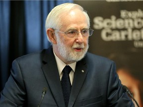 Professor Arthur B. McDonald of Queen's University in Kingston, Ontario,