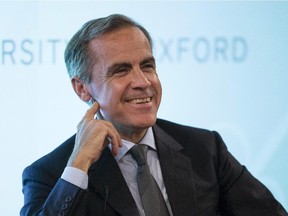 Bank of England Governor Mark Carney makes a speech at The Sheldonian Theatre in the University of Oxford on October 21, 2015 in Oxford, United Kingdom.  Carney spoke about the benefits and risks of Britain's EU membership.