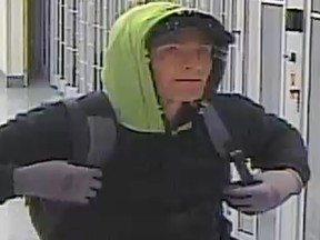 Suspect in a pharmacy at Bank and Walkley