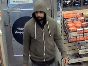 The Ottawa Police Service robbery unit is looking for this suspect in a gast station holdup last month.