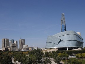 The Canadian Museum For Human Rights is shown in Winnipeg, Thursday, Sept.18, 2014.