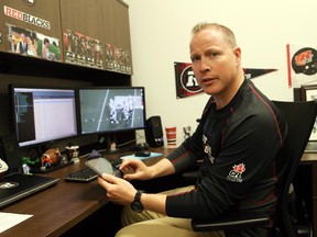 Colin Farquharson is the video co-ordinator for the Ottawa Redblacks.