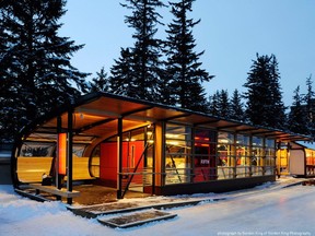 The Rideau Canal Skateway chalets were introduced in 2011.