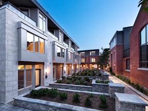 Ravenhill Common by architect Barry Hobin and Springcress Properties won all three categories it was entered in — community of the year, low to mid-rise building (six to 49 units), and low rise unit. The project is a collection of 19 townhomes around the preserved Westboro United Church.