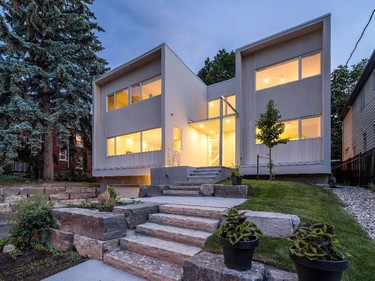 Christopher Simmonds Architect Inc. and RND Construction won in the category of green custom home of the year for a modern Wellington West home. Although a two-storey, it's also designed for aging in place with allowance for a future elevator.