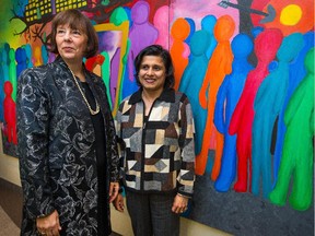 (L to R) Dr. Kathleen Pajer, Chief of Psychiatry, Department of Psychiatry, CHEO, Dr. Smita Thatte, Clinical Director of the Youth Psychiatry Program, The Royal, as the Children's Hospital of Eastern Ontario and The Royal have developed a 2015-2020 Strategic Plan for their specialized psychiatric and mental health services that are relied on by thousands of children and youth in Eastern Ontario, Nunavut and Western Québec. The demand for mental health treatment has dramatically grown in recent years – including emergency, inpatient, outpatient and community care. The Young Minds Partnership 2015-2020 Strategic Plan will help CHEO and The Royal together adapt to the changed environment of child and youth mental health and guide both facilities' services into the future.