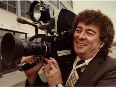 Max Keeping was kept busy in front and behind the camera in 1982.
