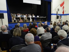 Residents of Ottawa-Vanier riding attended Tuesday night's all-candidates debate.