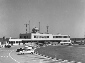 Montreal's Dorval Airport 1958.  Credit Air Canada Archives.