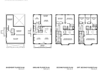 At the other end, the largest single is The Nelson in the Riverside Collection. It’s a three- or four-bedroom plus den with 3,398 square feet.