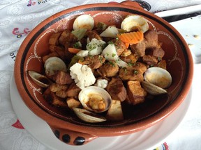 Pork and clams at Portugalos