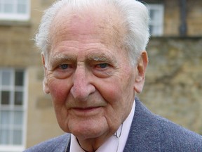 Sir Richard Doll, a British epidemiologist who was among the first to link smoking and lung cancer, in 2002.