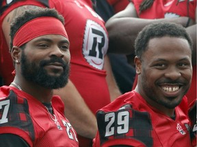 The injured Jeremiah Johnson, left, has been replaced at running back by William Powell.