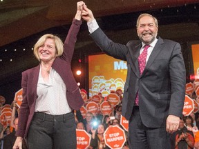 Alberta NDP Premier Rachel Notley makes it clear who she is supporting.
