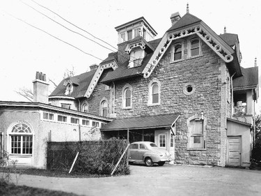 View of the rear of 24 Sussex Dr. in 1951.