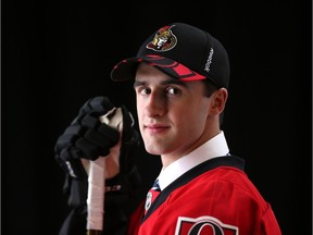 Colin White was a first-round pick, 21st overall, by the Ottawa Senators in 2015.