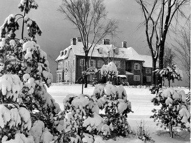 24 Sussex Drive. (Prime Minister's Residence) (exterior)  -