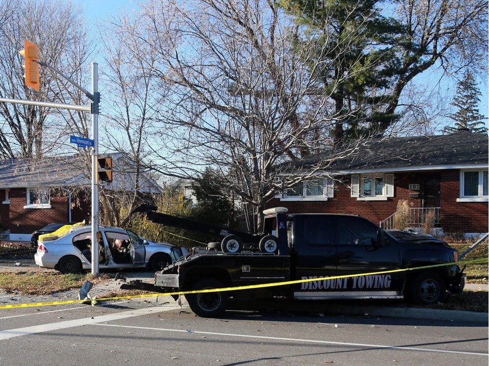 Tow Truck Driver Charged In Fatal Crash On Meadowlands Drive Ottawa   A 55 Year Old Man Is Dead After A Two Vehicle Crash Involvin 