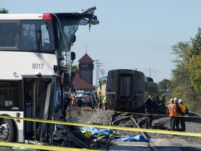 The federal government issued a request for proposals this week for a study on using event data recorders – the equivalent of an airliner’s “black box” – in commercial buses like the one that collided with a Via Rail train in Barrhaven three years ago, killing six.
