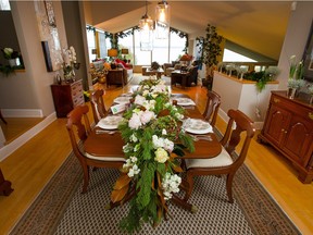 The home balances formal and fun, with the formal found in the dining room.