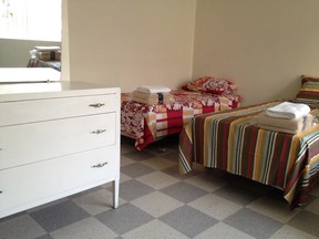 Bedroom at Maison Sophia the refugee resettlement house in the Byward Market