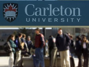 Carleton University gates.