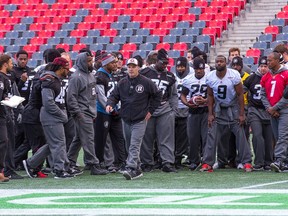 Coach Rick Campbell and the Ottawa Redblacks. The team's success has been built in just two years.