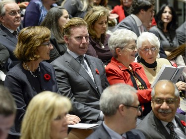 Daniel Alfredsson, former Ottawa Senators captain and current senior advisor of hockey operations, attends the ceremony.
