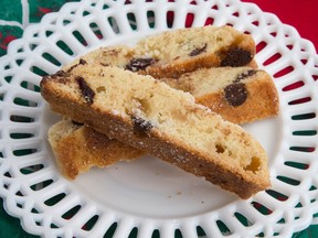 Dark Chocolate and Cherry Mandelbrot.