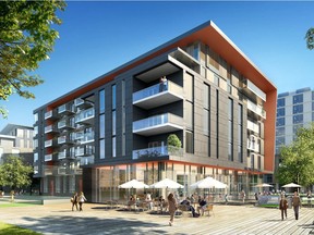 O is the first condo building to be released at Zibi. It's a six-storey waterfront building on the Gatineau shoreline.