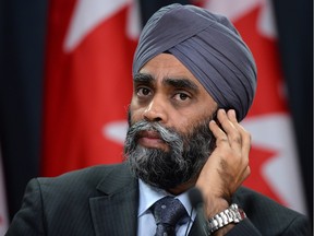 Defence Minister Harjit Sajjan