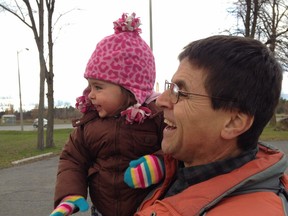 Hassan Diab with his daughter, moments before he reported to the Ottawa Carleton Detention Centre to await results of his bid to appeal his extradition to the Supreme Court of Canada.