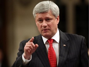 Prime Minister Stephen Harper hands off to the Liberal government Wednesday.