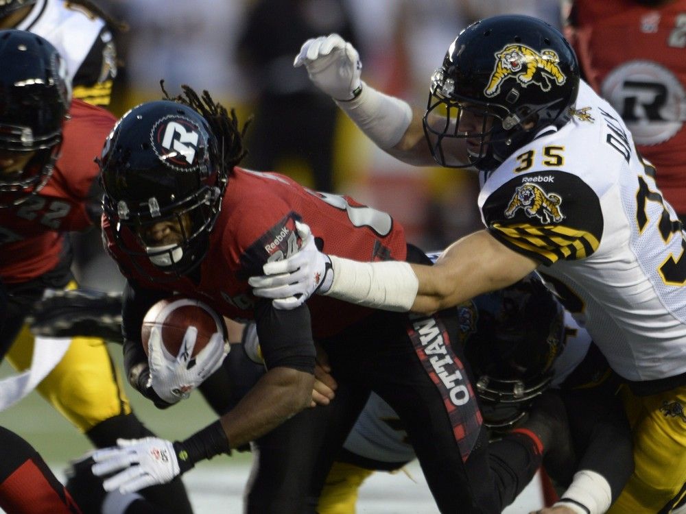 He won a Grey Cup in '99 with the Tiger-Cats, now he's got a shot at a  third Super Bowl ring