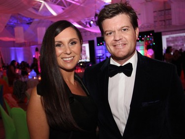 Leigh Harris Fowell and Ashbury College alumnus Darcy Walsh, senior vice president and general manager of Edelman Canada's Ottawa office, at this year's Ashbury Ball held at the Rockcliffe Park private school on Saturday, November 7, 2015.