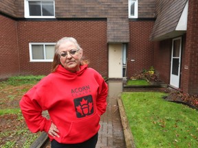Mavis Finnamore, who is being treated for breast cancer, says being forced to move in winter is an added hardship.