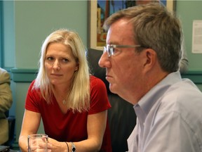 Ottawa Centre MP Catherine McKenna and Mayor Jim Watson.