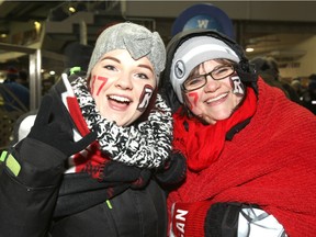 Melissa and Marie Lee live just outside Winnipeg but are Redblacks fans because Melissa's best friend from kindergarten to Grade 4, Keenan Lafrance, plays for Ottawa.