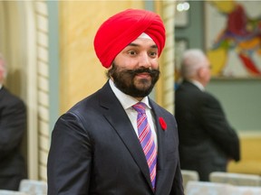 Minister of Innovation, Science and Economic Development Navdeep Singh Bains.