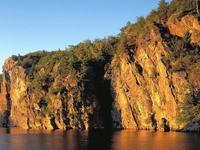 Bon Echo's Mazinaw Rock: "Canada's Gilbralter.