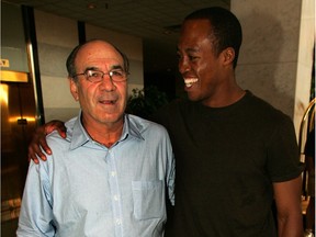 Henry Burris and Steve Goldman, who coached the Ottawa Rough Riders from 1989-91. The two are extremely close.